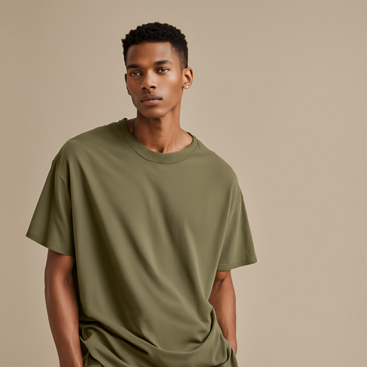 Unisex Oversized Classic T-Shirt | Olive Green