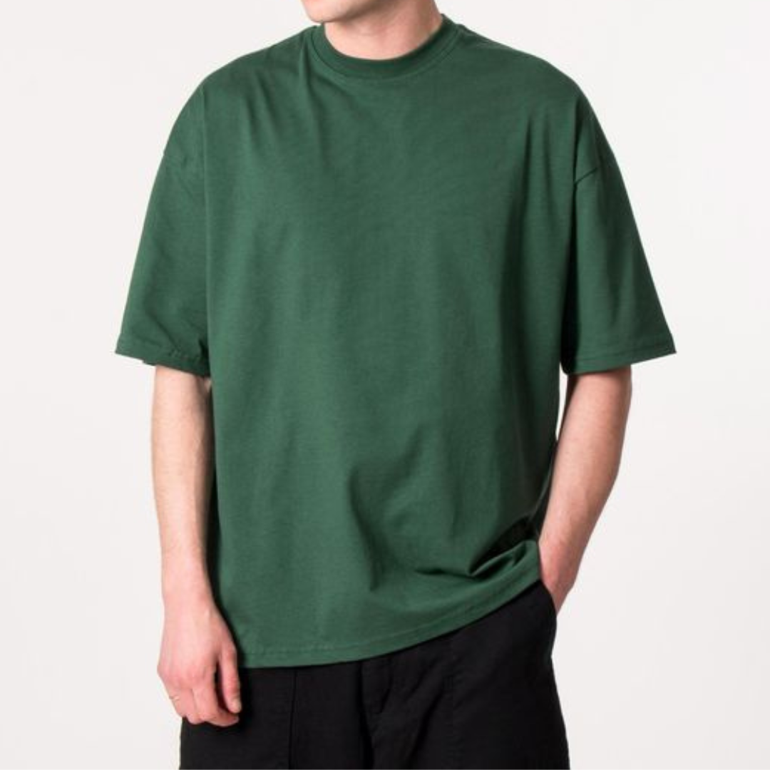 Unisex Oversized Classic T-Shit | Bottle Green